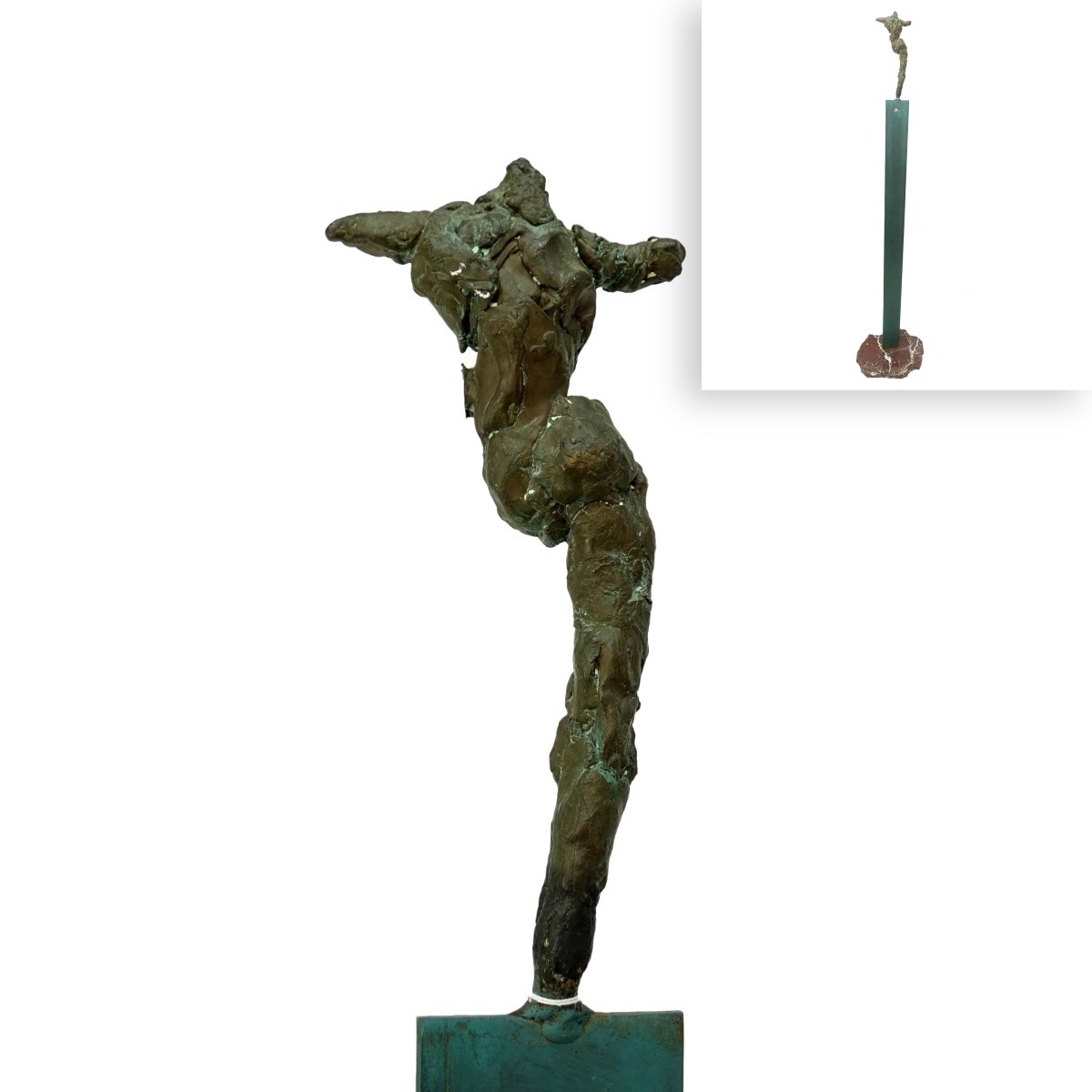 Modern Mid Century Bronze Sculpture