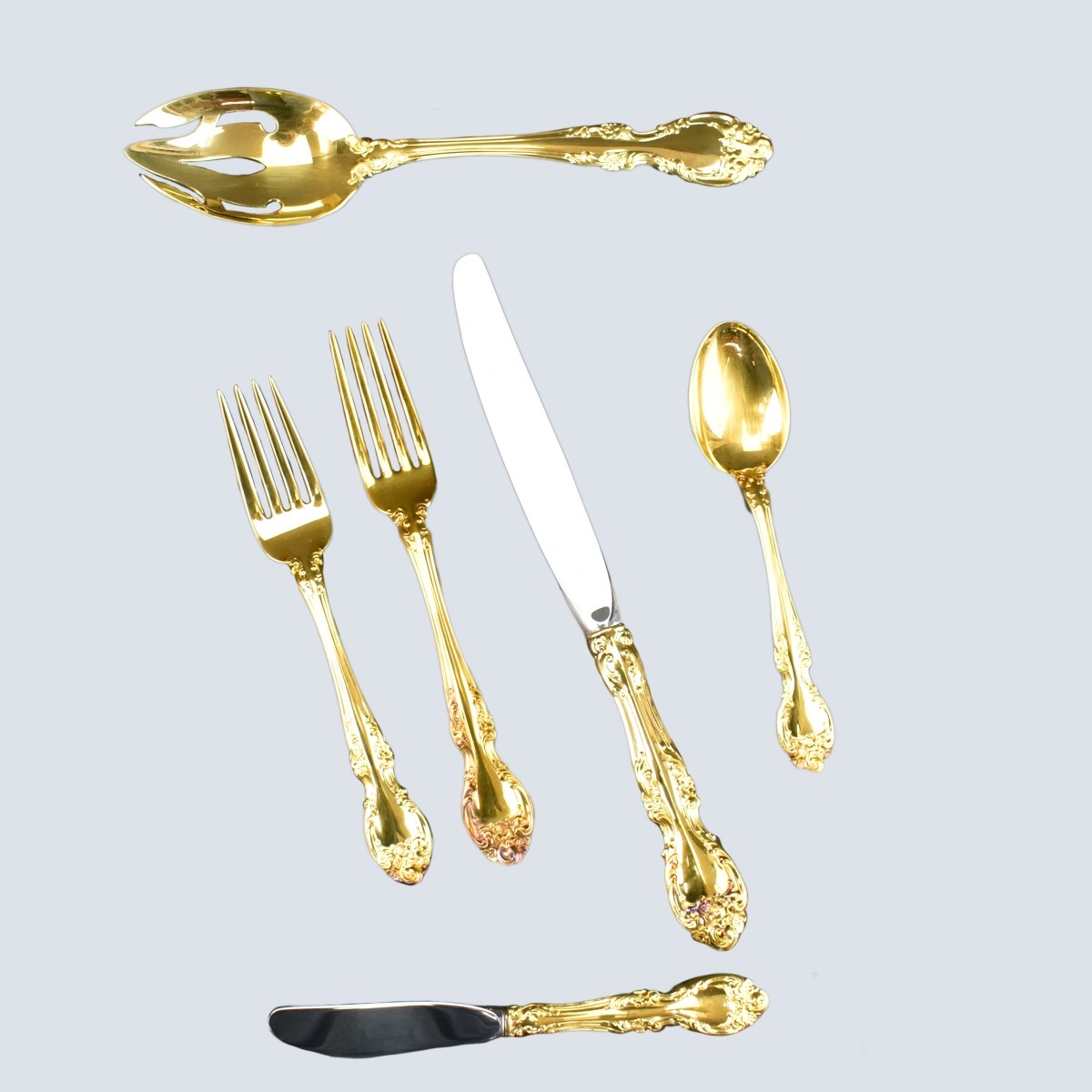 Gorham Melrose Vermeil Flatware