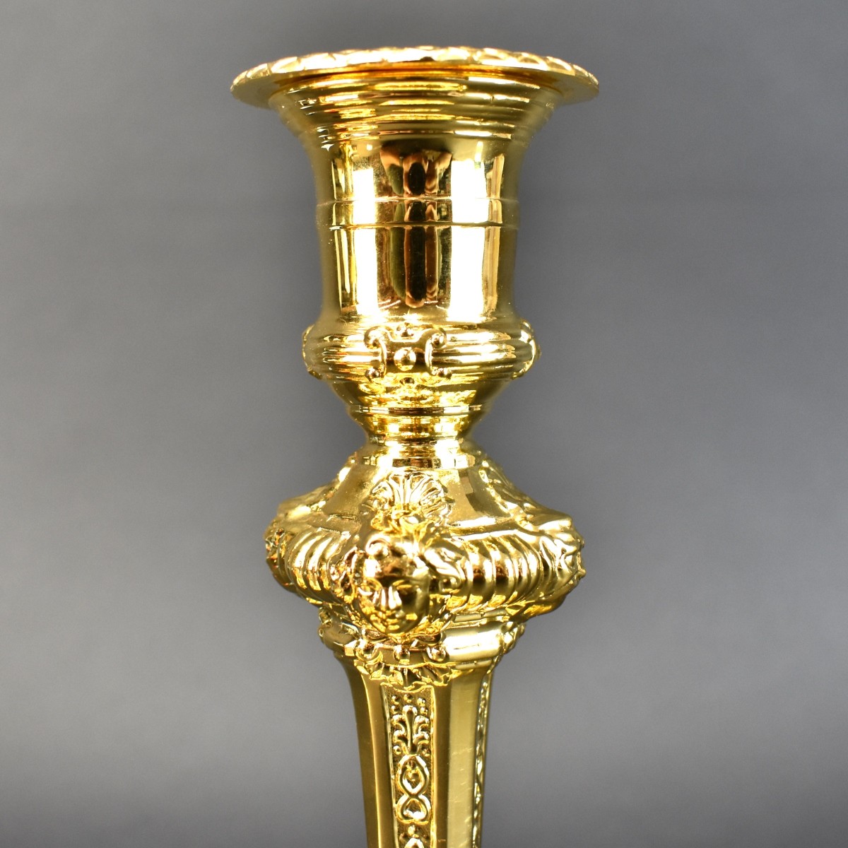 Pair Vermeil Candlesticks