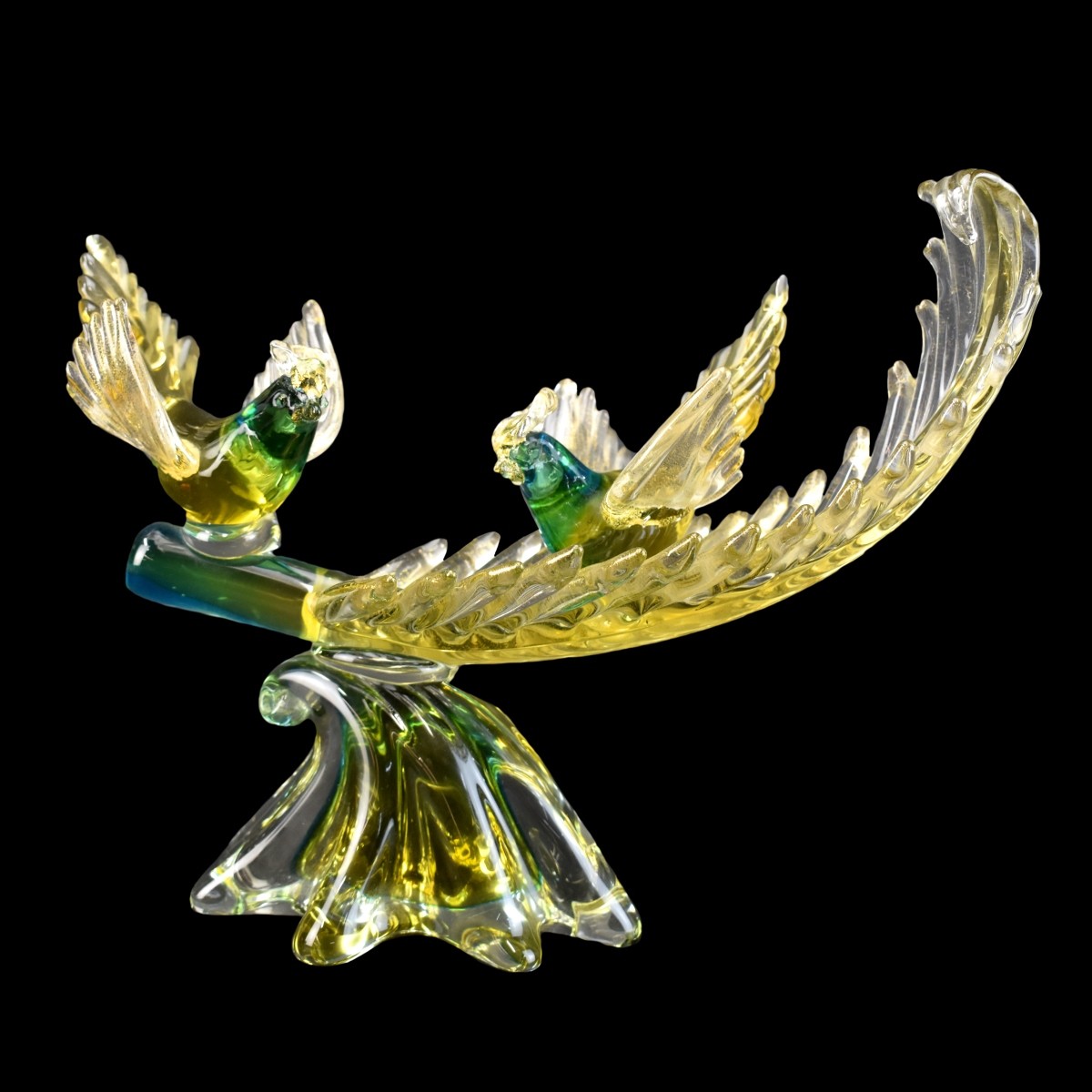 Murano Art Glass Bird Group