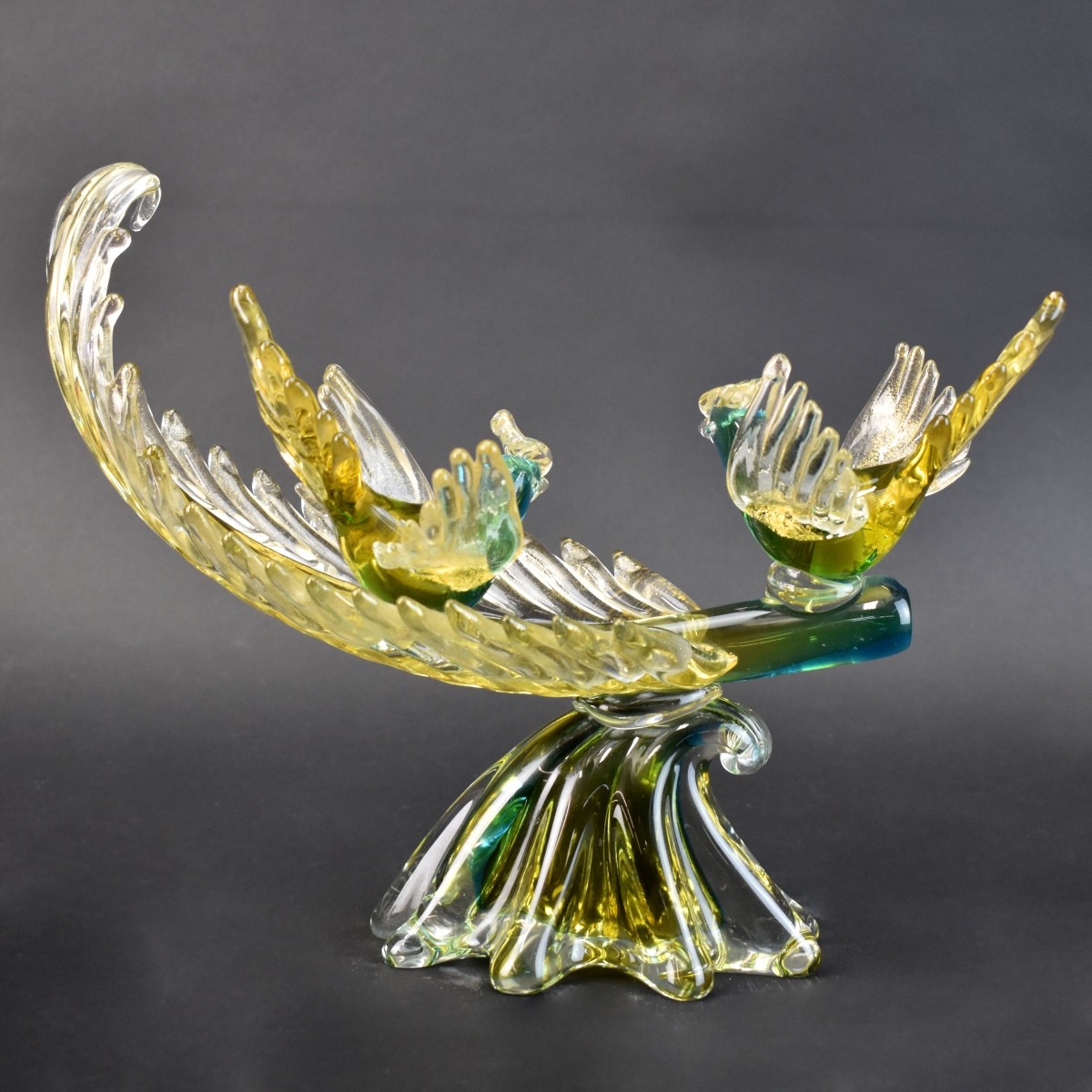 Murano Art Glass Bird Group