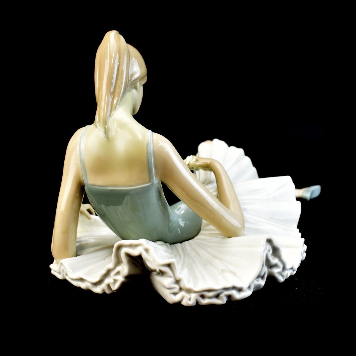 Lladro Seated Ballerina with Flower