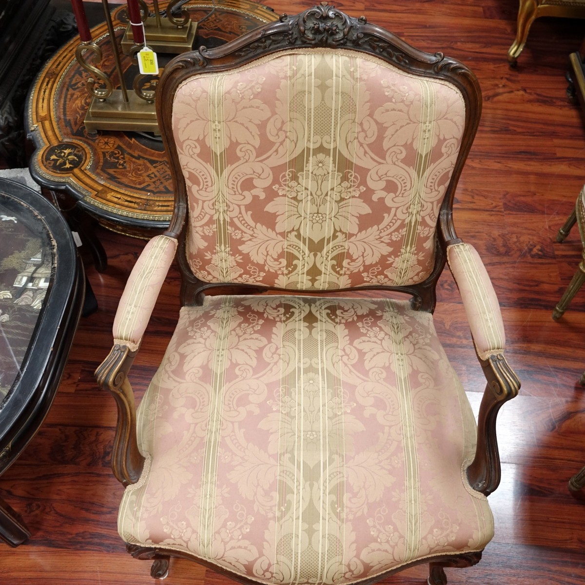 Louis XV Style Fauteuil Armchair