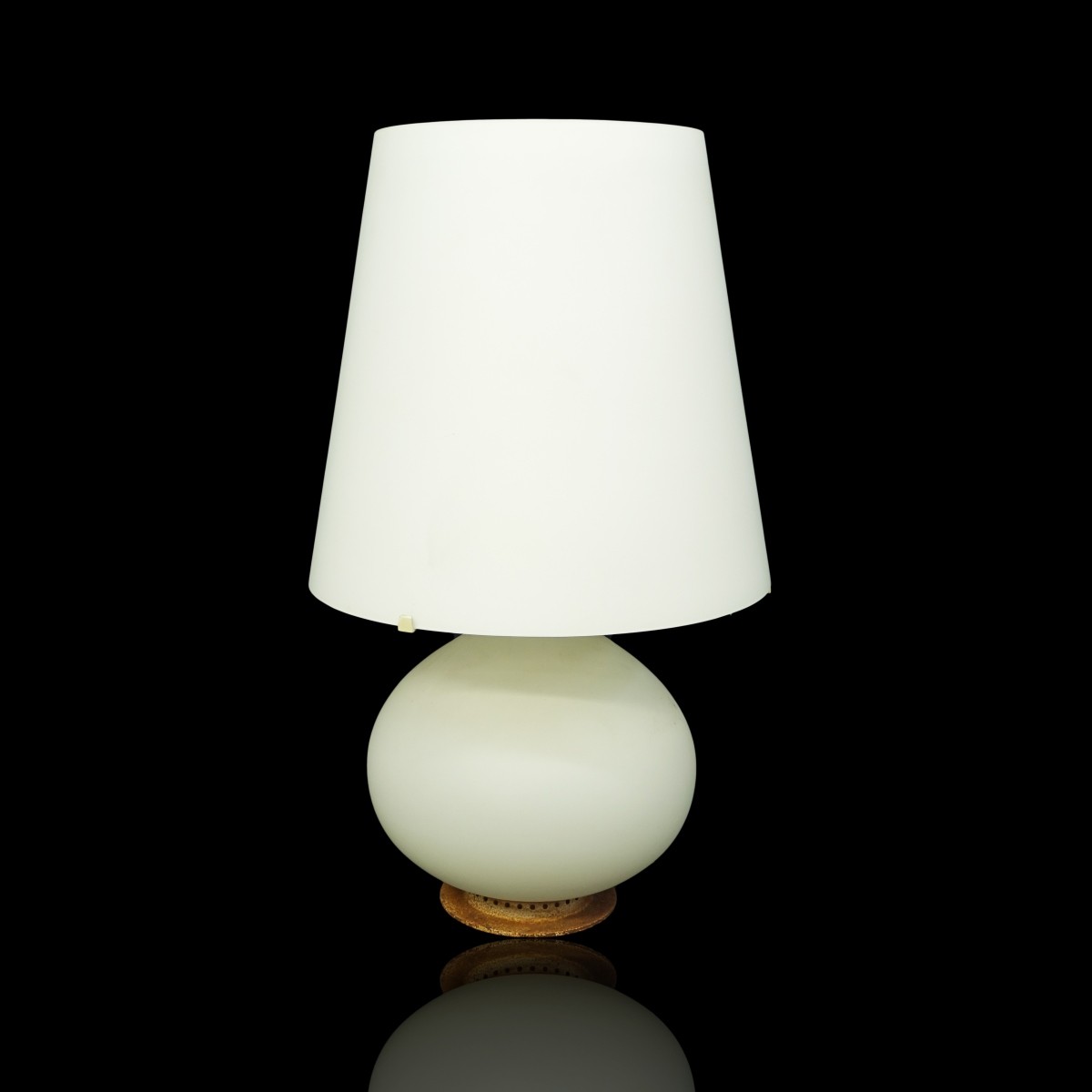 Max Ingrand Fontana Arte Glass Table Lamp