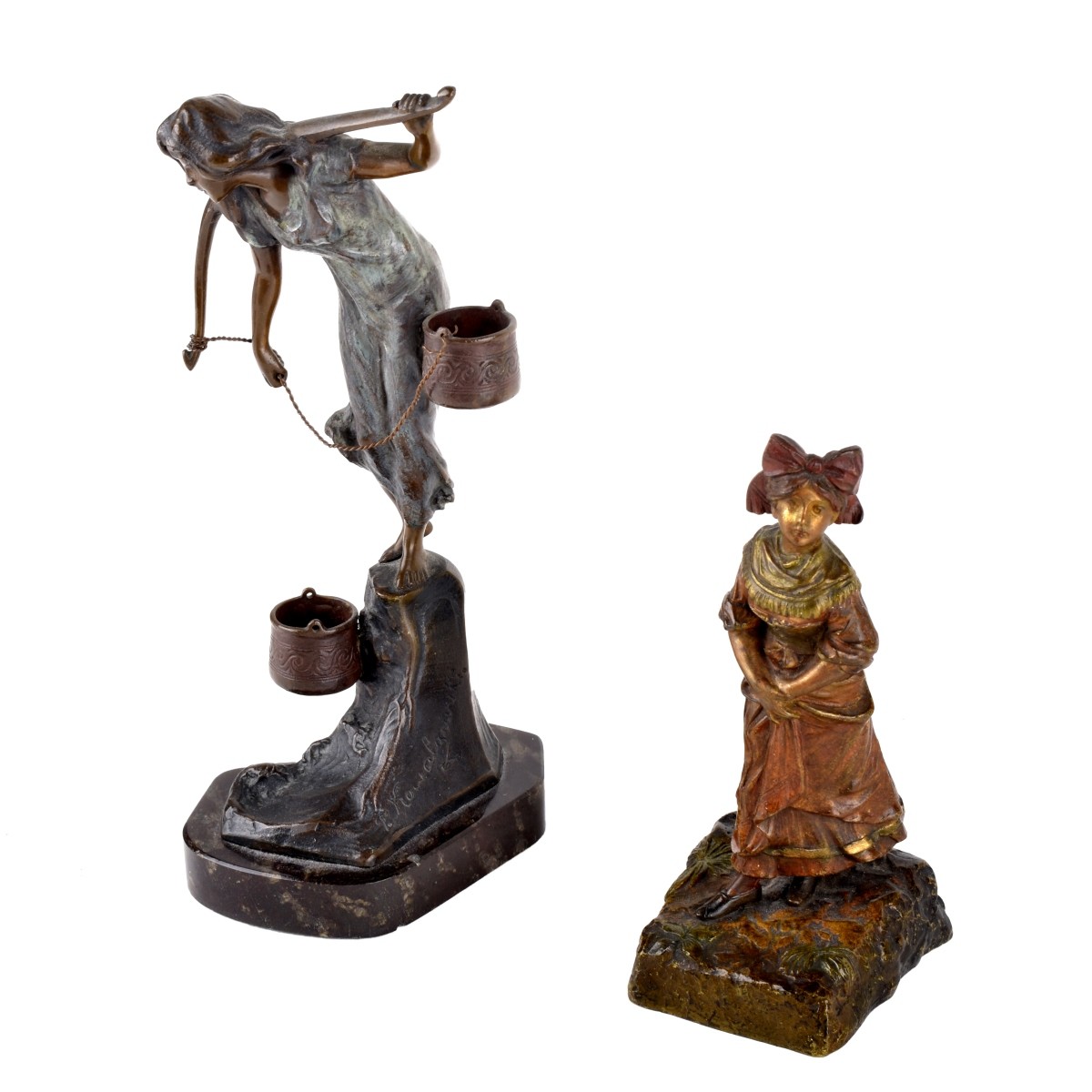 Art Nouveau Bronze Figurines