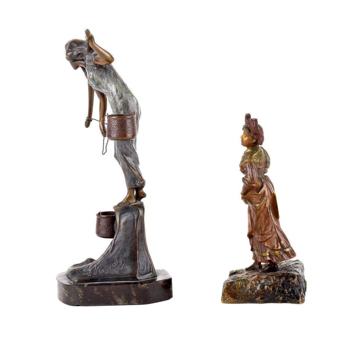 Art Nouveau Bronze Figurines