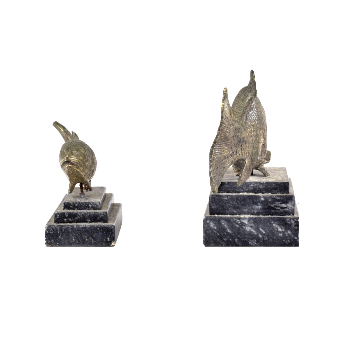 Italian Bronze Fish Sculptures