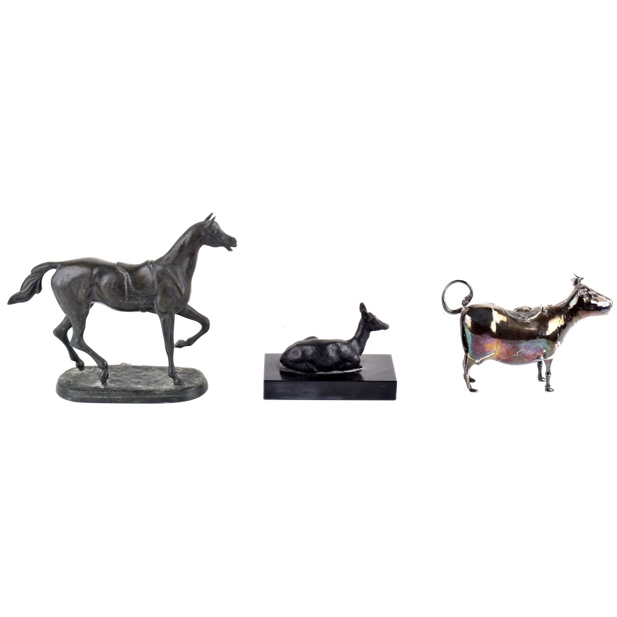 Three Vintage Animal Figurines