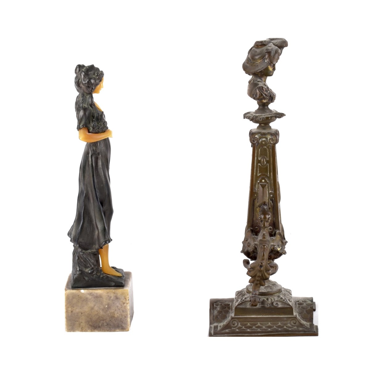 Two (2) Antique Sculptures