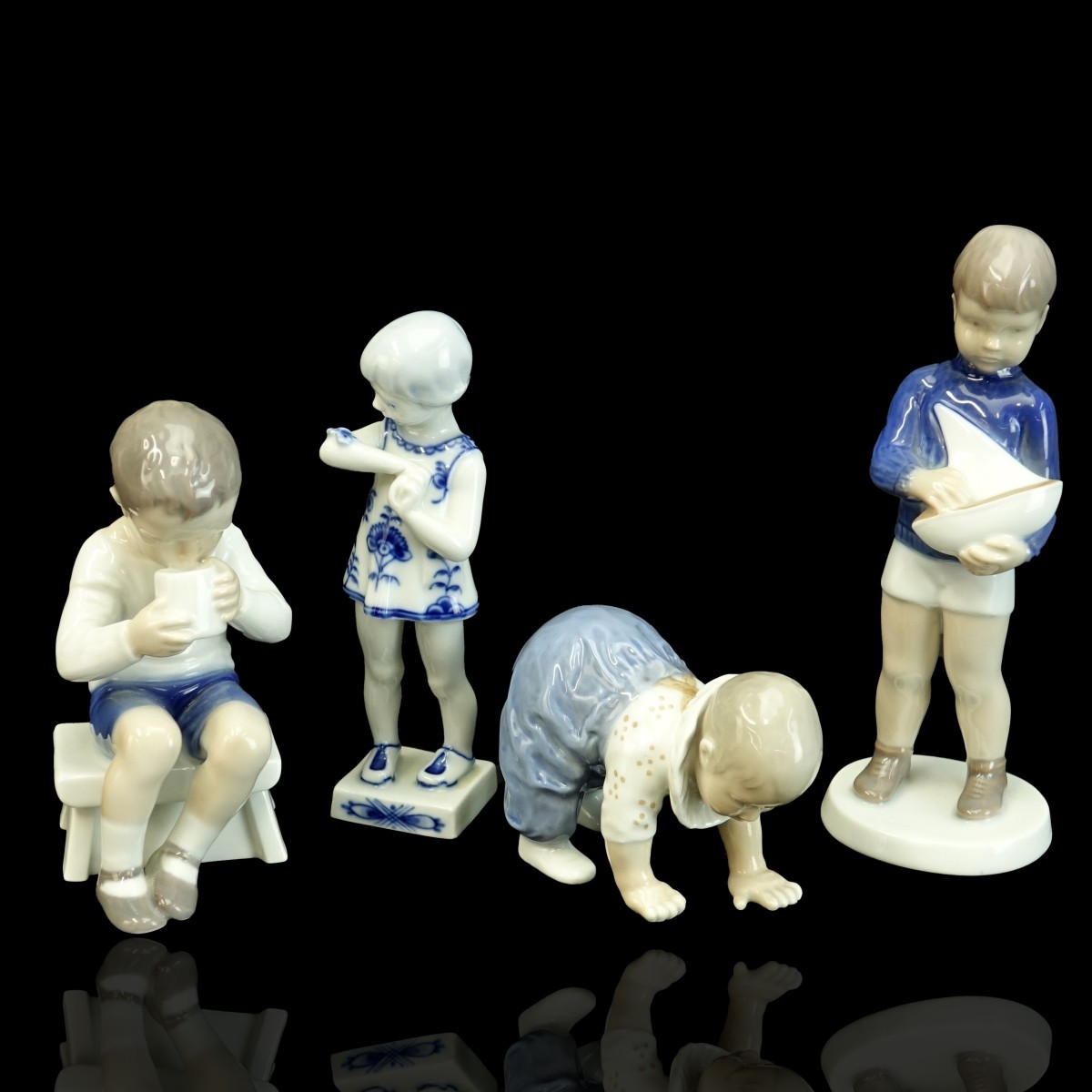 Royal Copenhagen and B&G Figurines