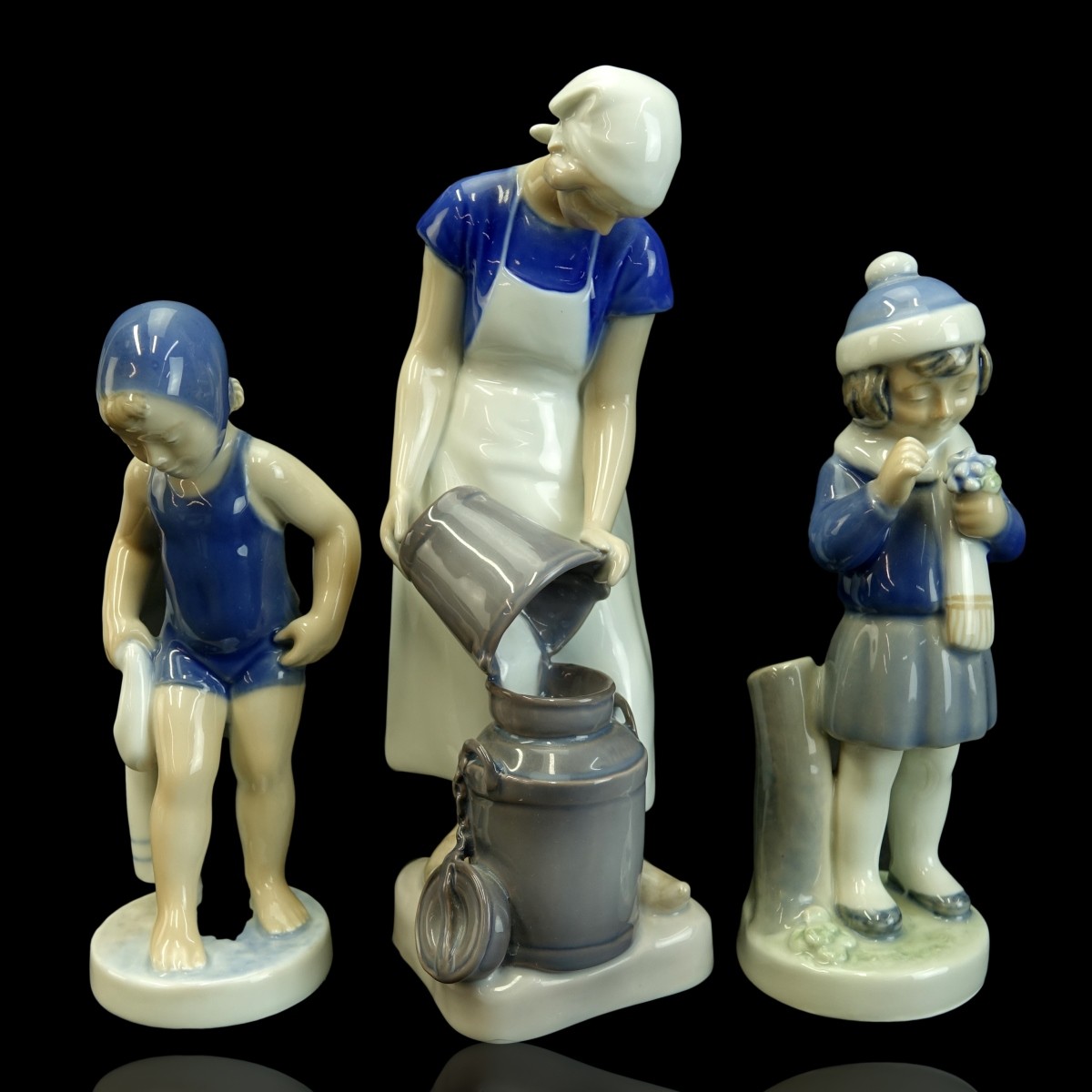 Royal Copenhagen and B&G Figurines