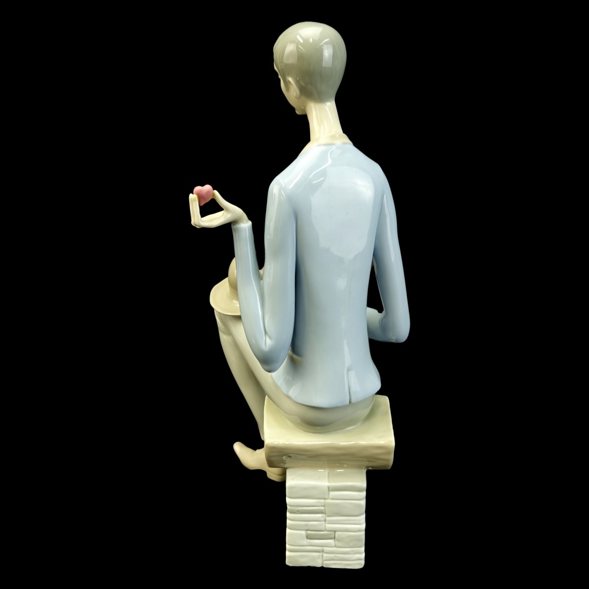 Lladro "Man Holding Heart" Figurine