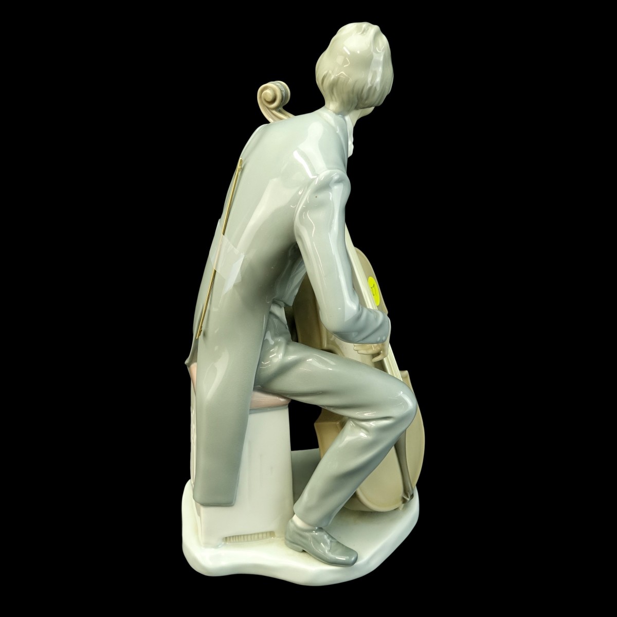 Lladro "Cellist" Glazed Porcelain Figurine