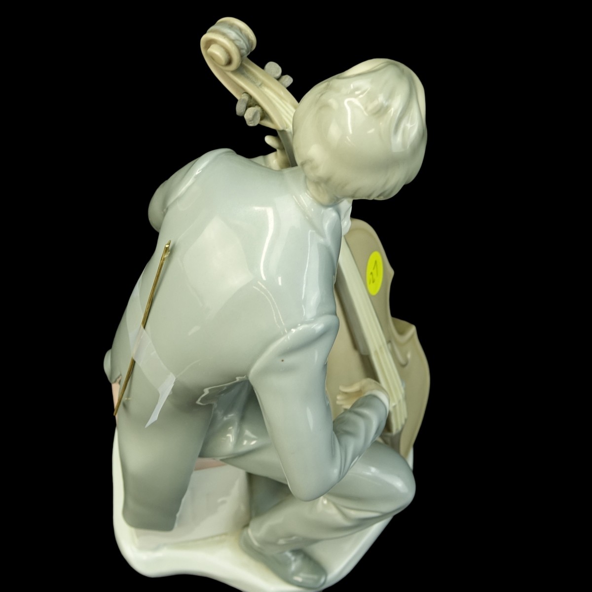 Lladro "Cellist" Glazed Porcelain Figurine