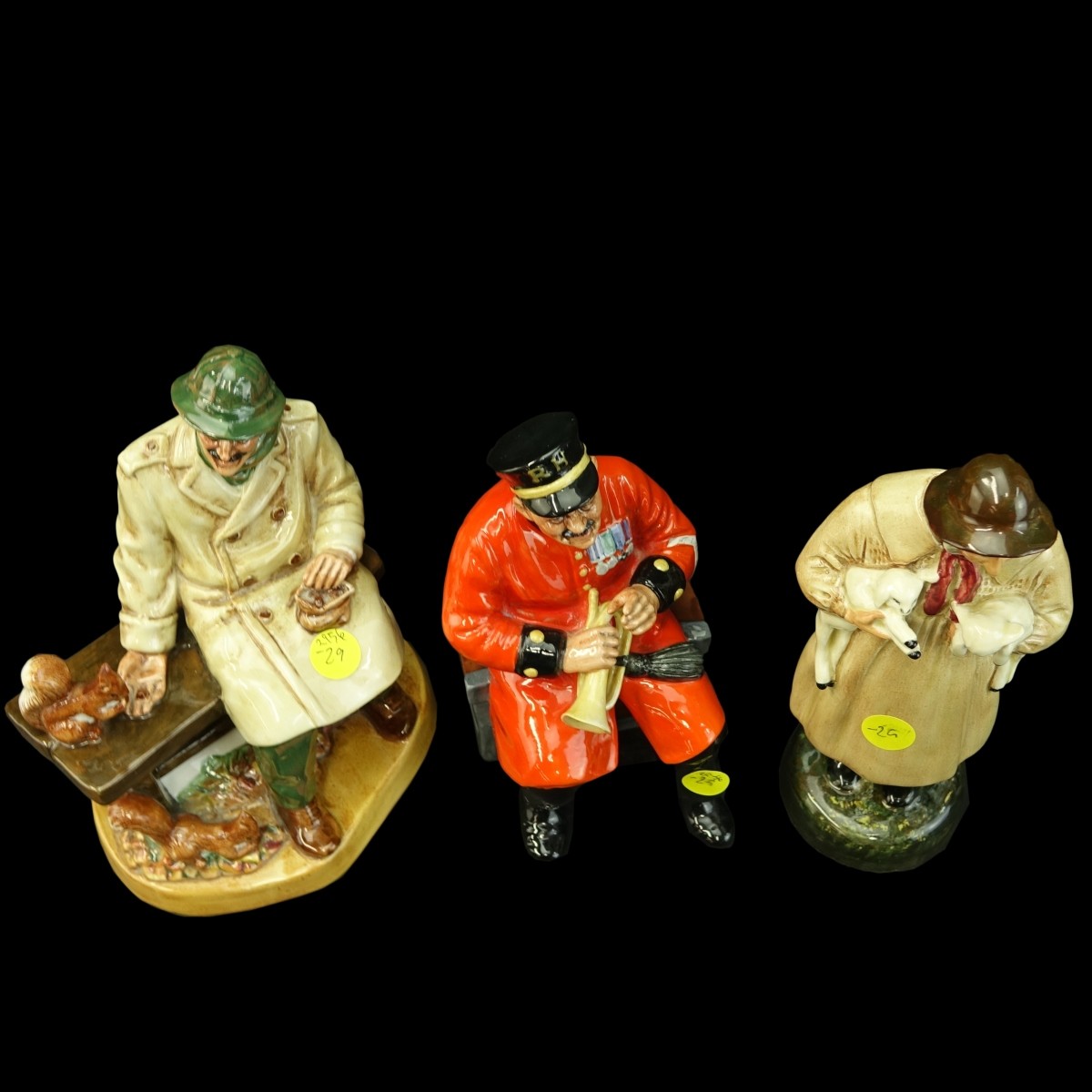 Three (3) Royal Doulton Figurines