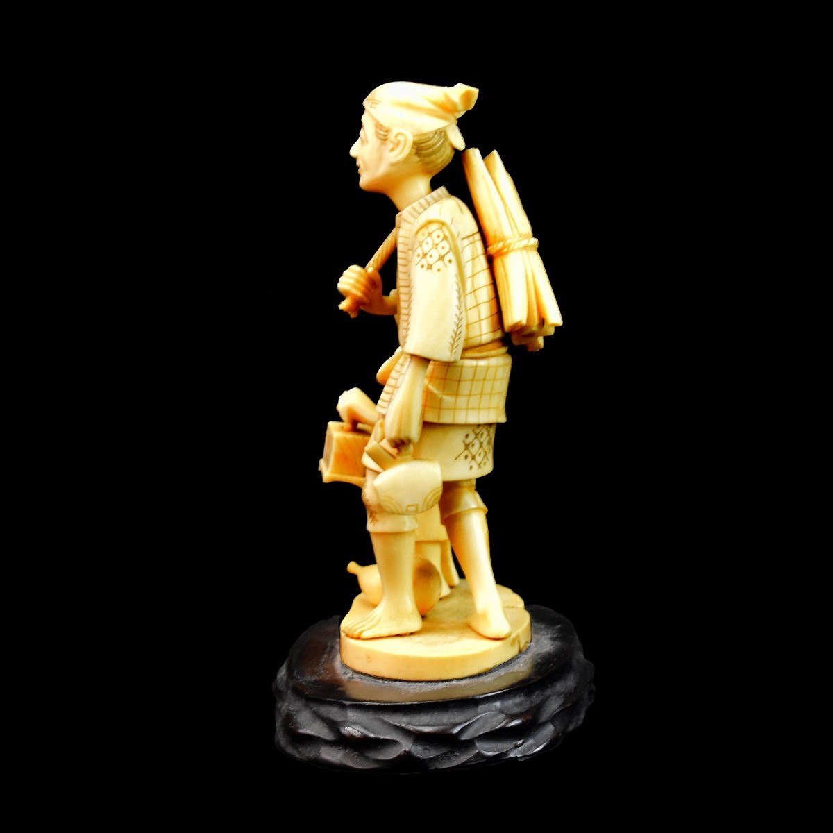 Japanese Carved Ivory Group