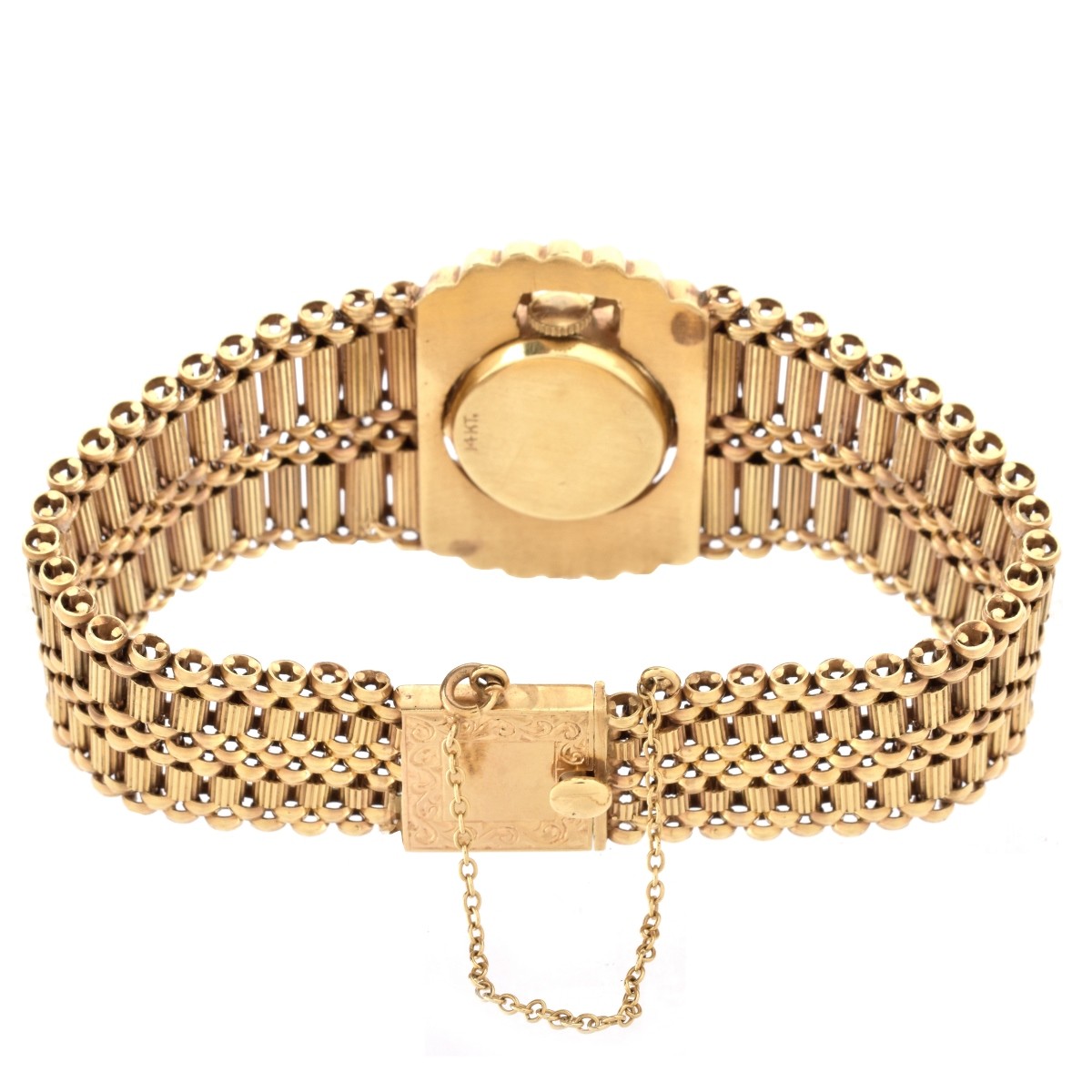 Diamond and 14K Bracelet Watch