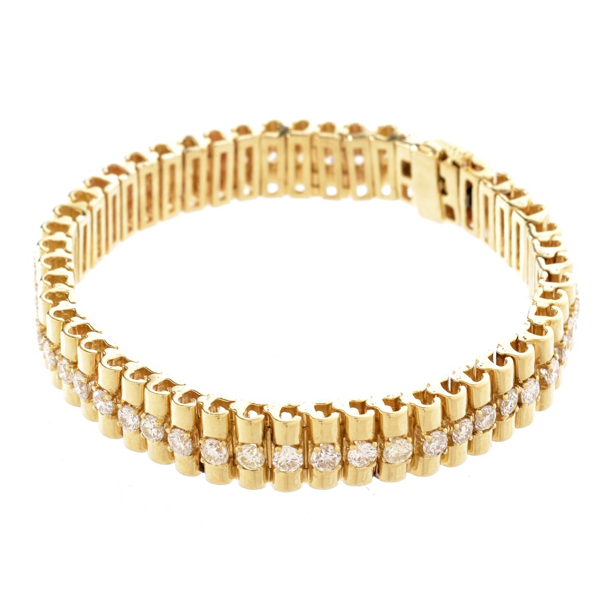 Diamond and 18K Bracelet