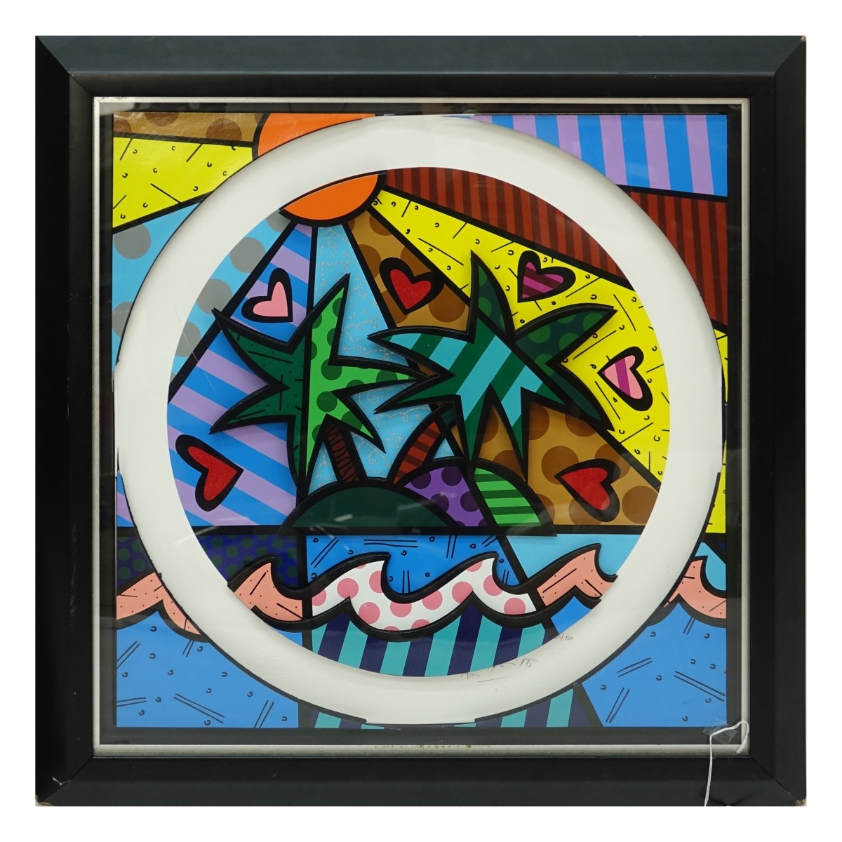 Romero Britto (1963 - ) Lithograph