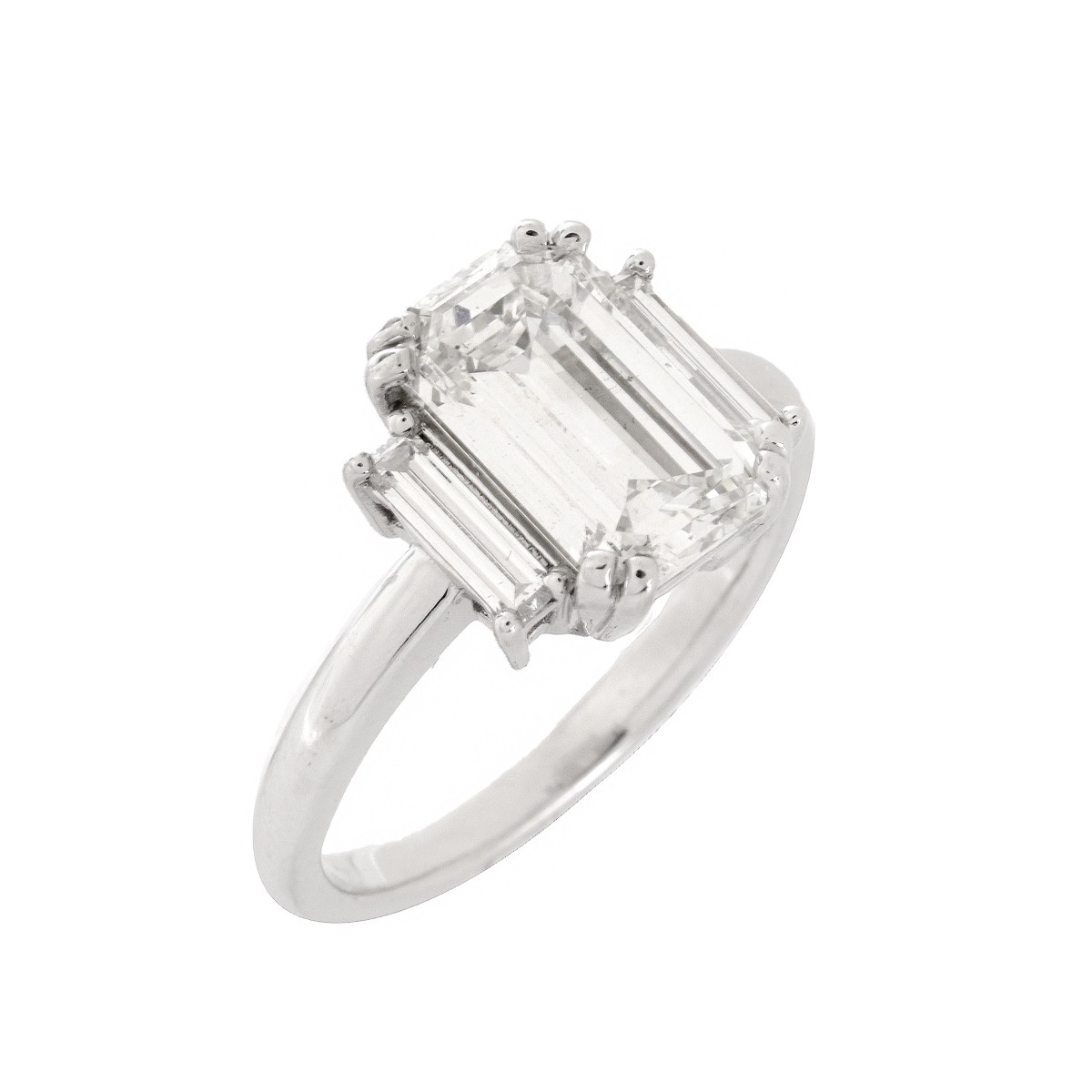 GIA Diamond and 18K Ring