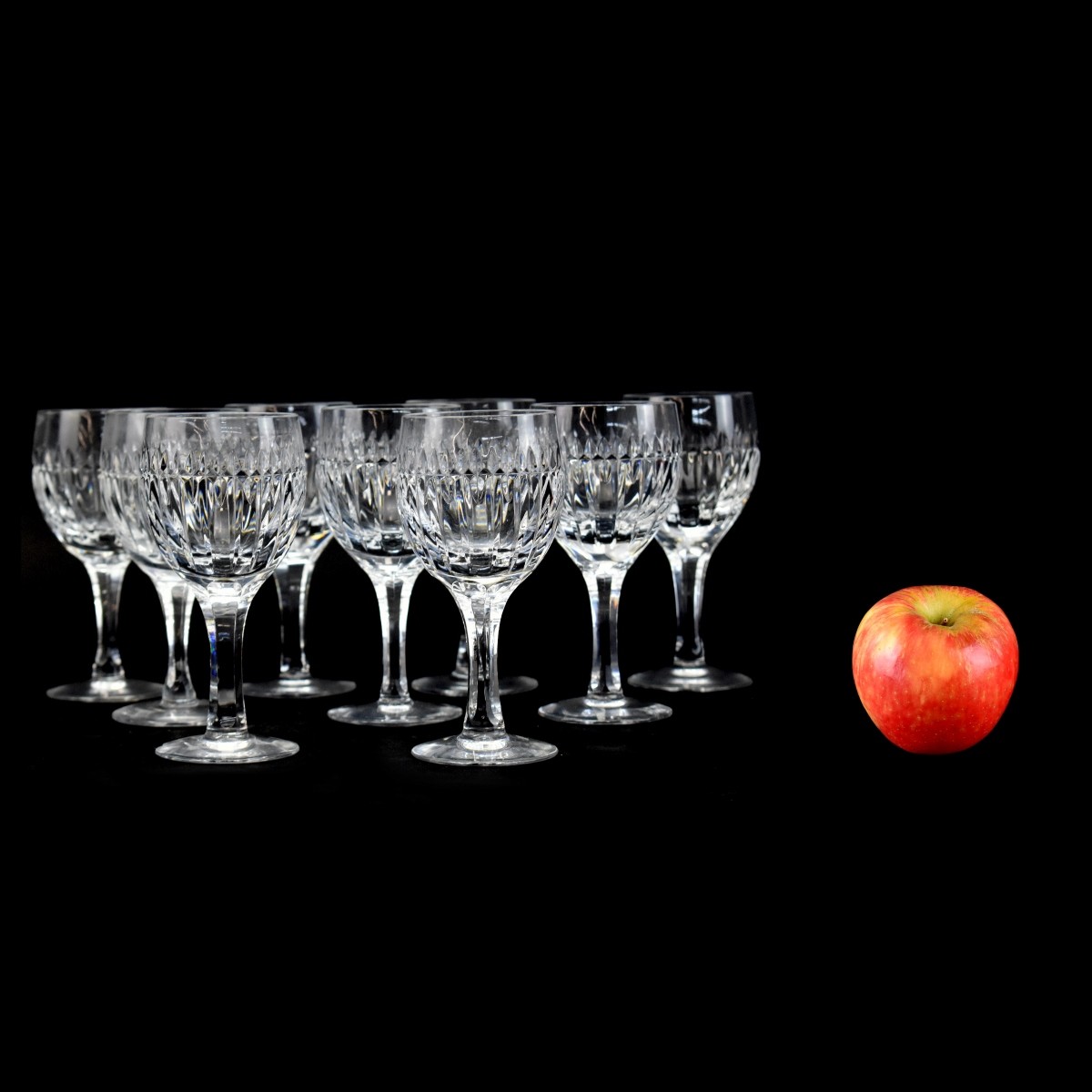 Baccarat Style Crystal Wine Glasses