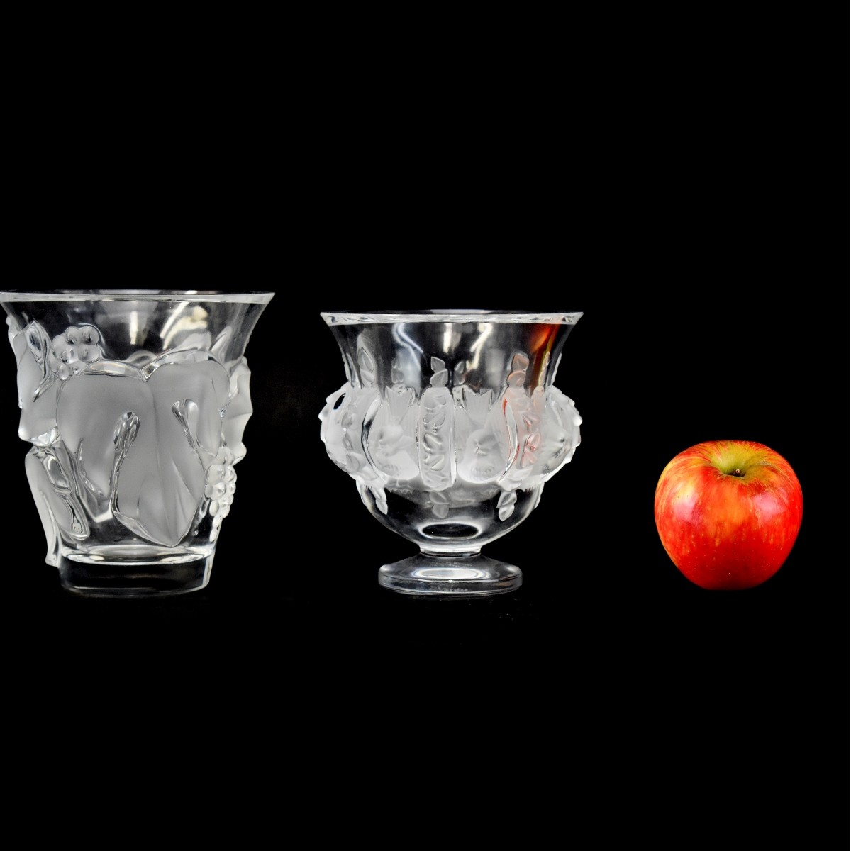 Lalique Crystal Vases