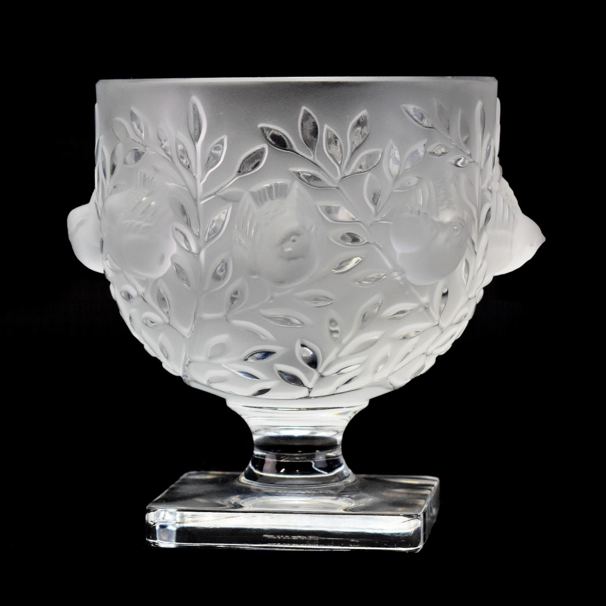 Lalique "Elizabeth" Compote