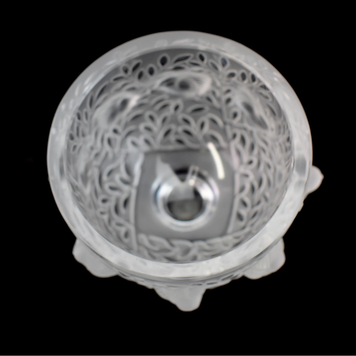 Lalique "Elizabeth" Compote