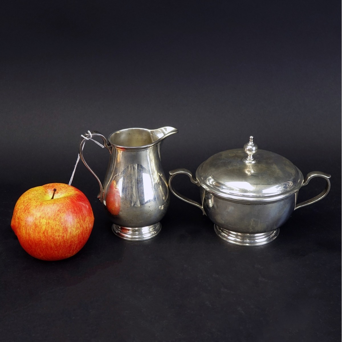 Tiffany Sterling Cream Pitcher and Lidded Sugar