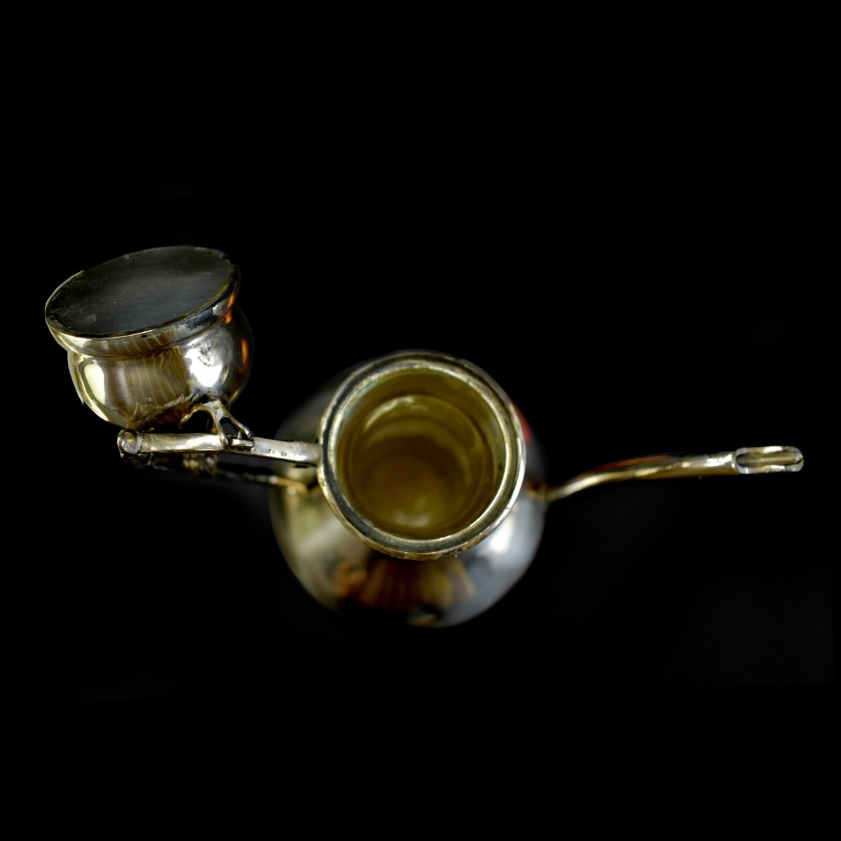 Suleyman 900 Silver Turkish Ewer and Wash Basin.