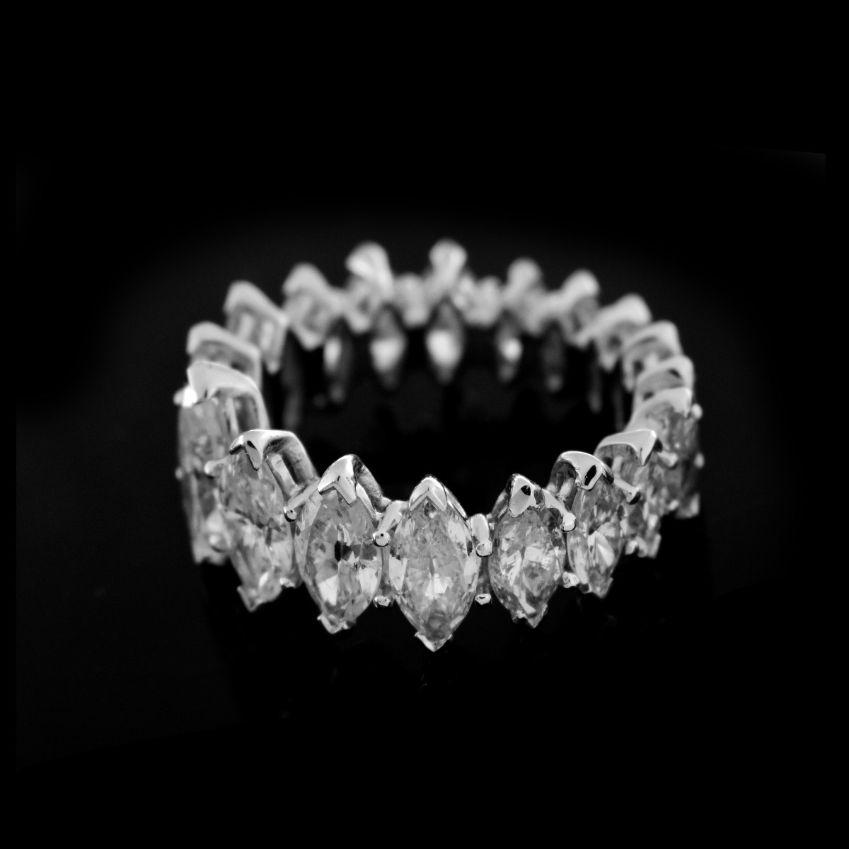 Diamond and Platinum Eternity Band