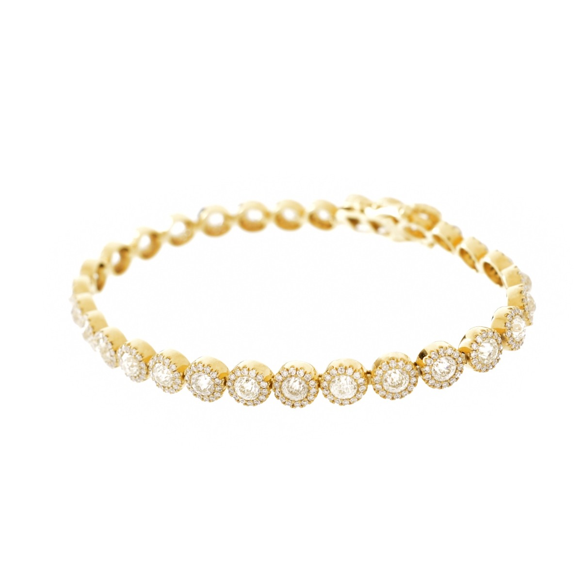 Diamond and 14K Bracelet