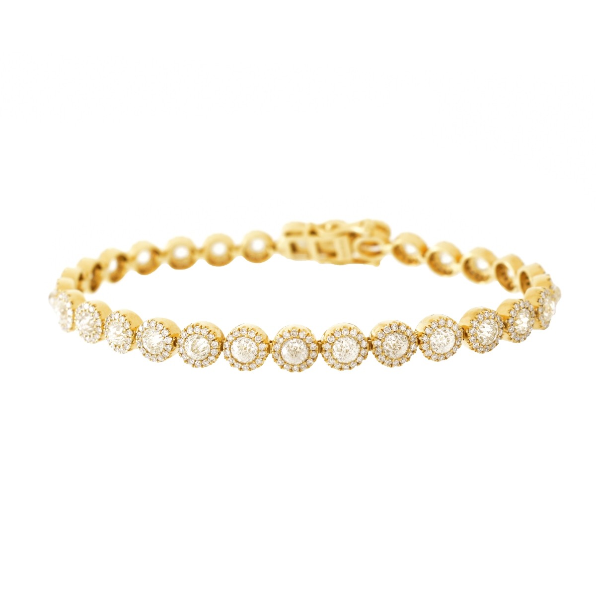 Diamond and 14K Bracelet