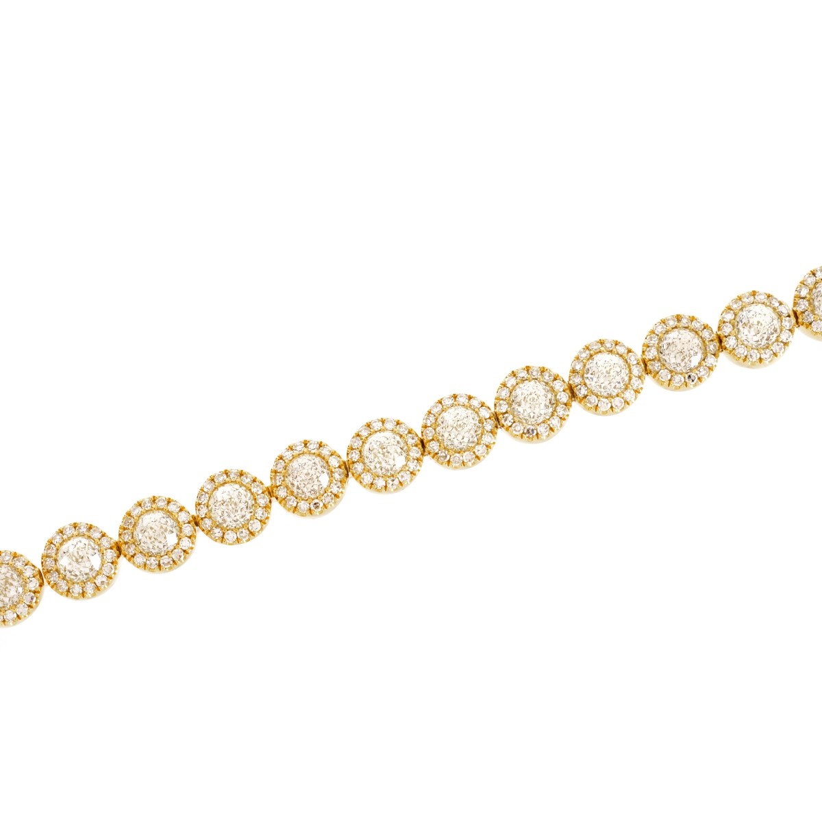 Diamond and 14K Bracelet