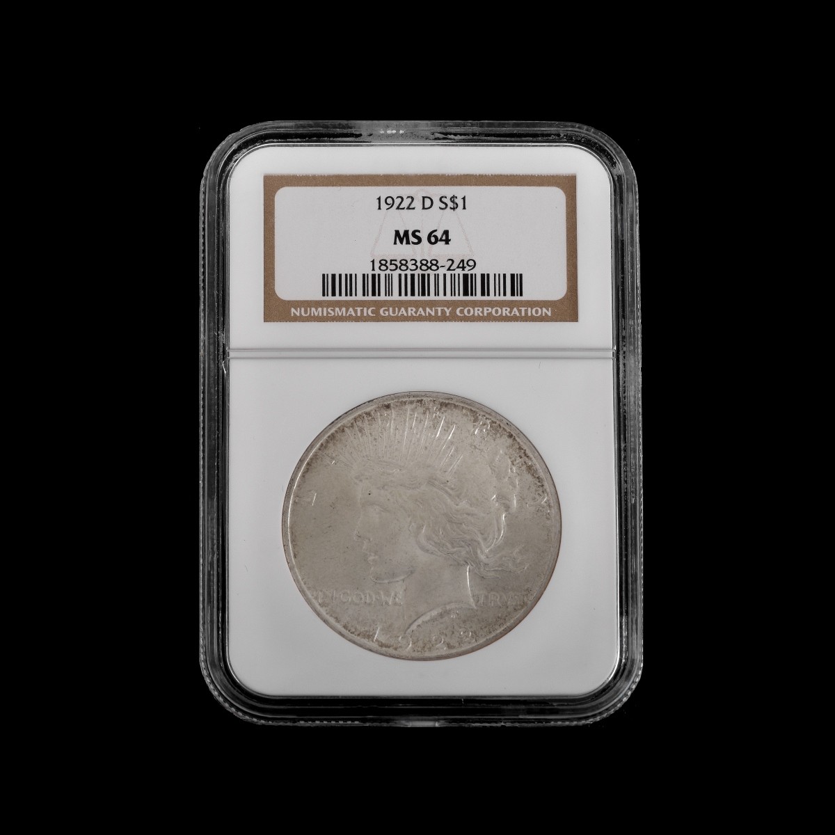 1922-D US Silver Peace Dollar