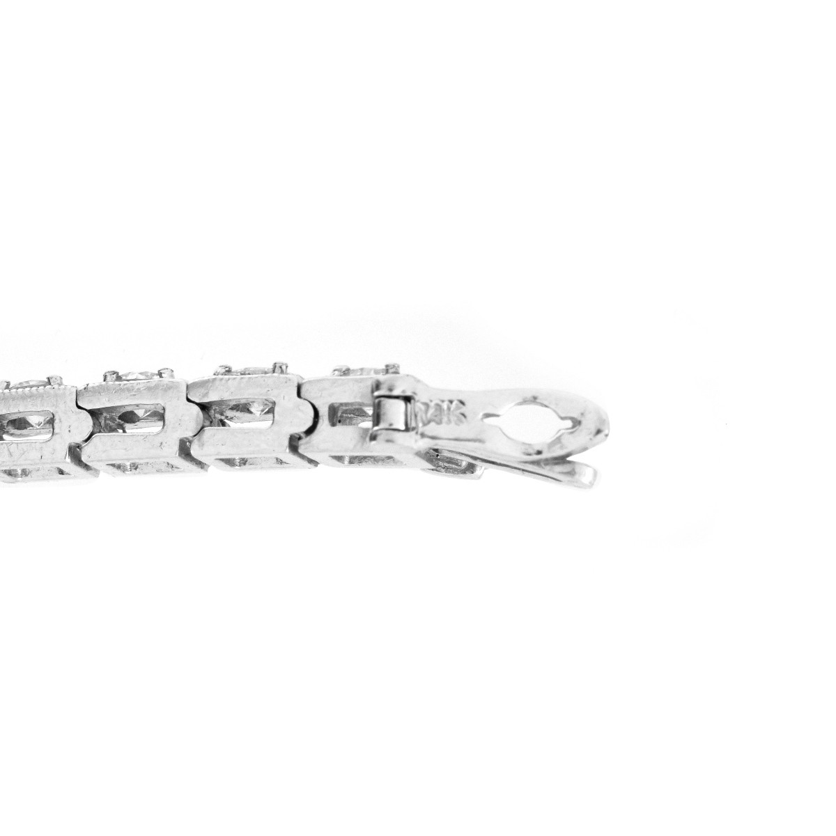 Diamond and 14K Tennis Bracelet