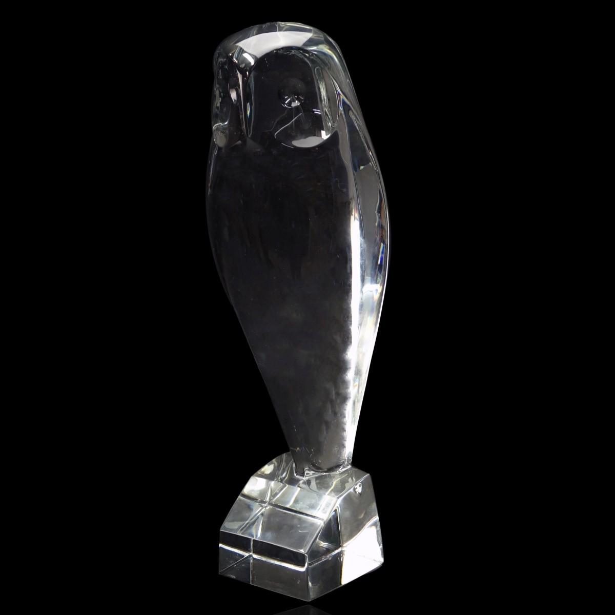 Large Baccarat Owl Figurine