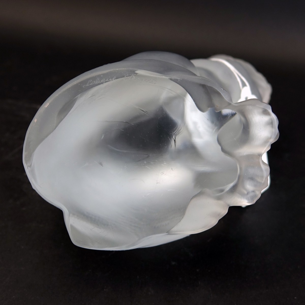 Lalique "Seated Cat" Figurine