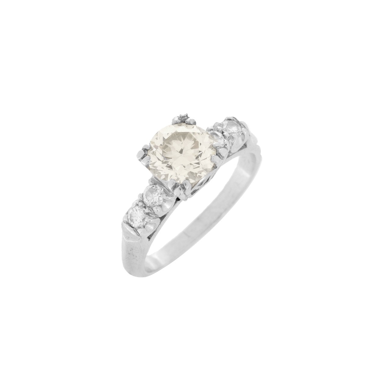 Antique Diamond and 18K Ring