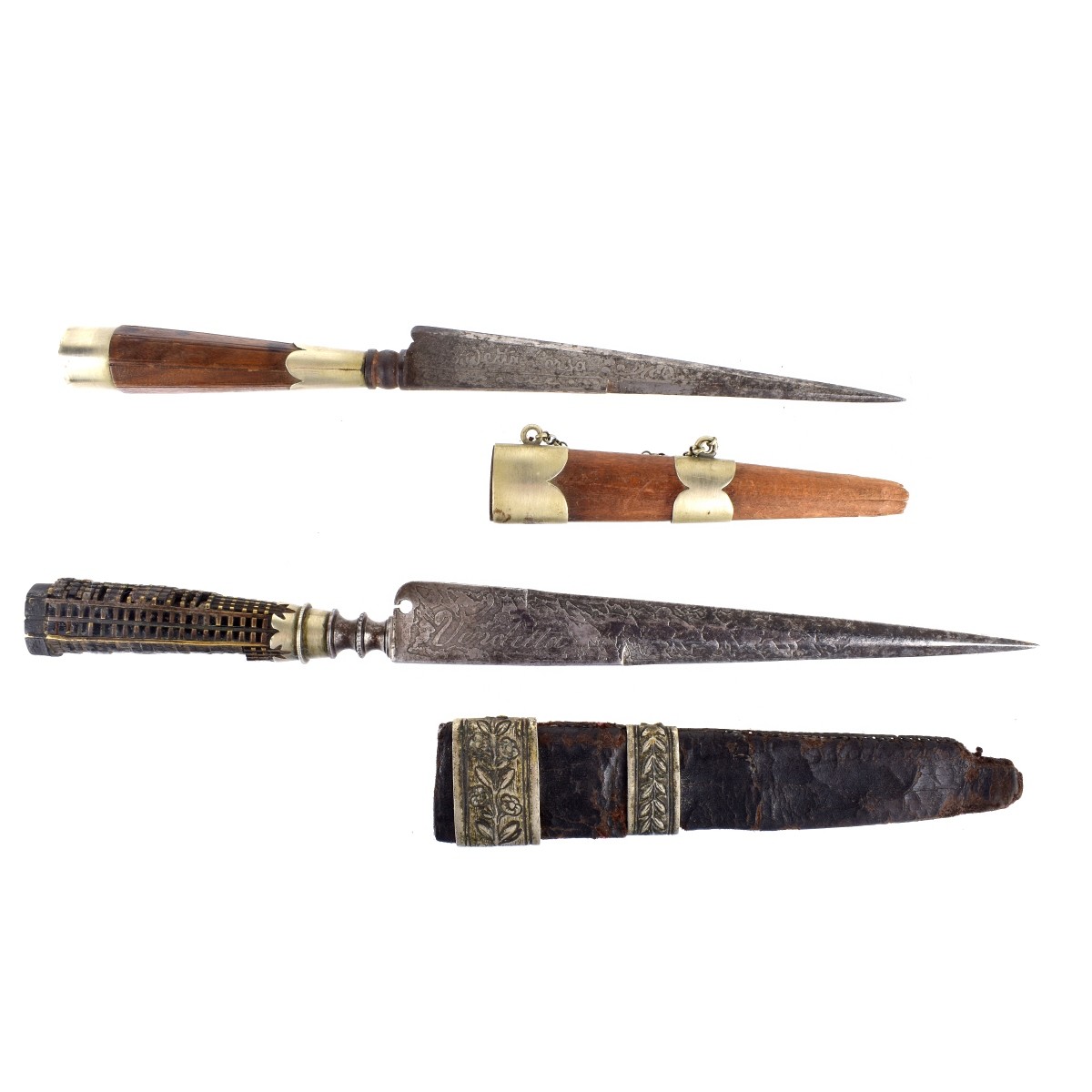 Two (2) 19th C. Italian Daggers