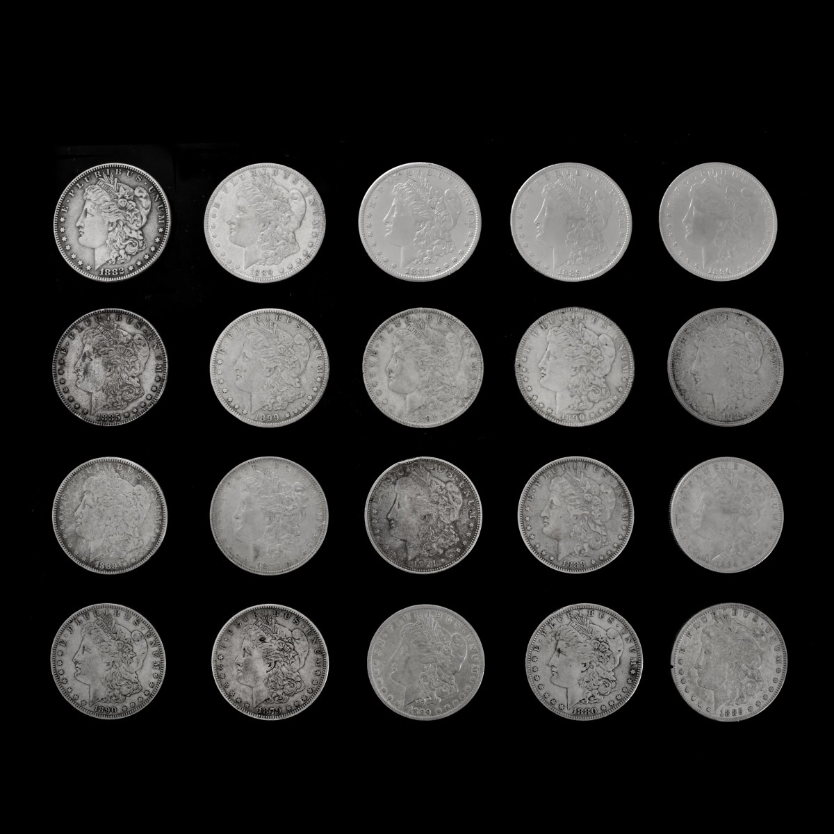 US Silver Morgan Dollars