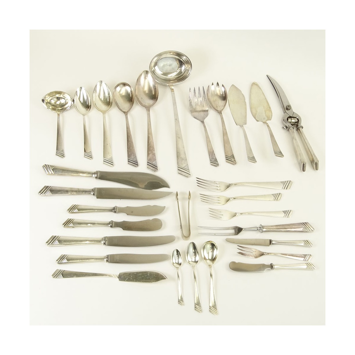 182pc OKA Kaldenback Sterling Flatware