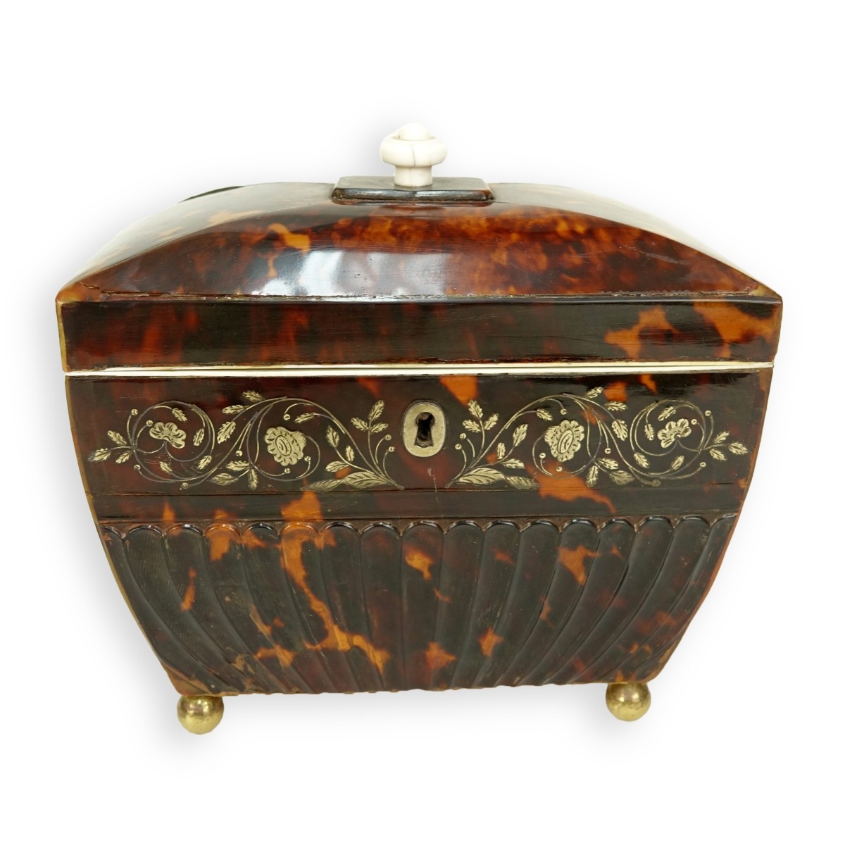 18/19th C. English Tea Caddy