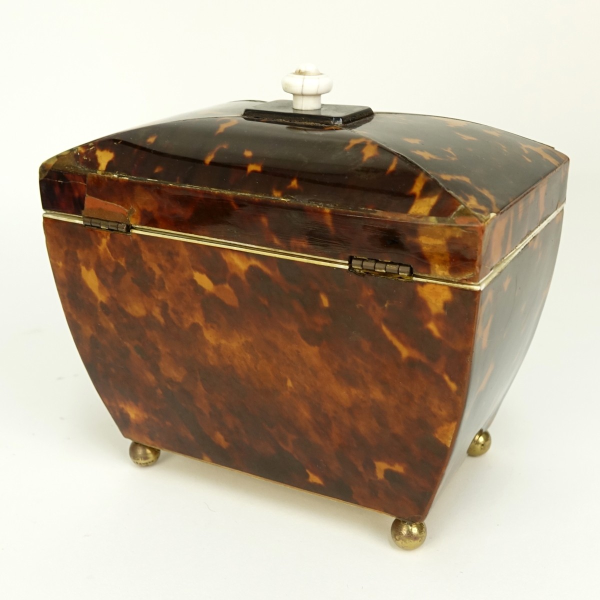 18/19th C. English Tea Caddy