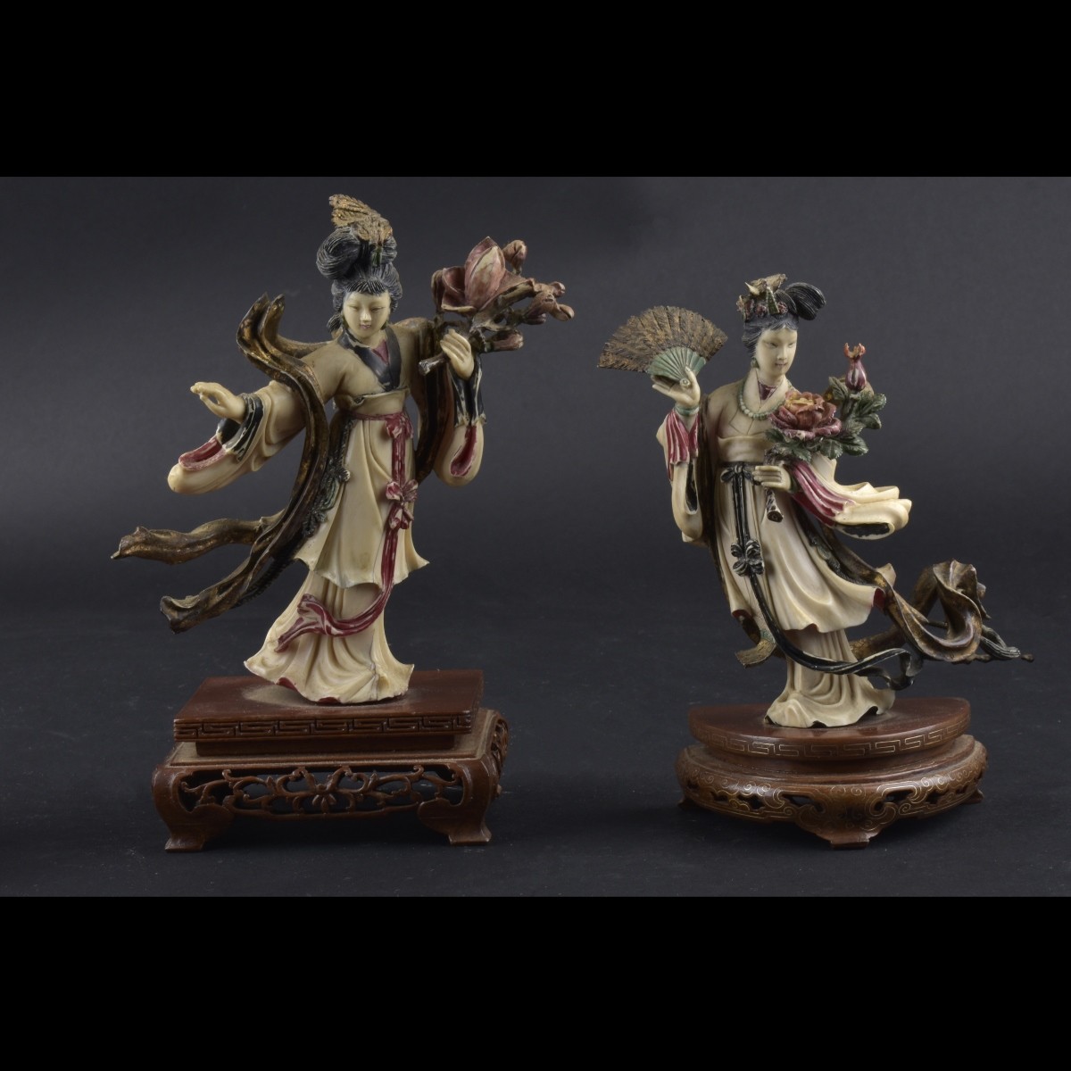 Two Chinese Ivory Figurines