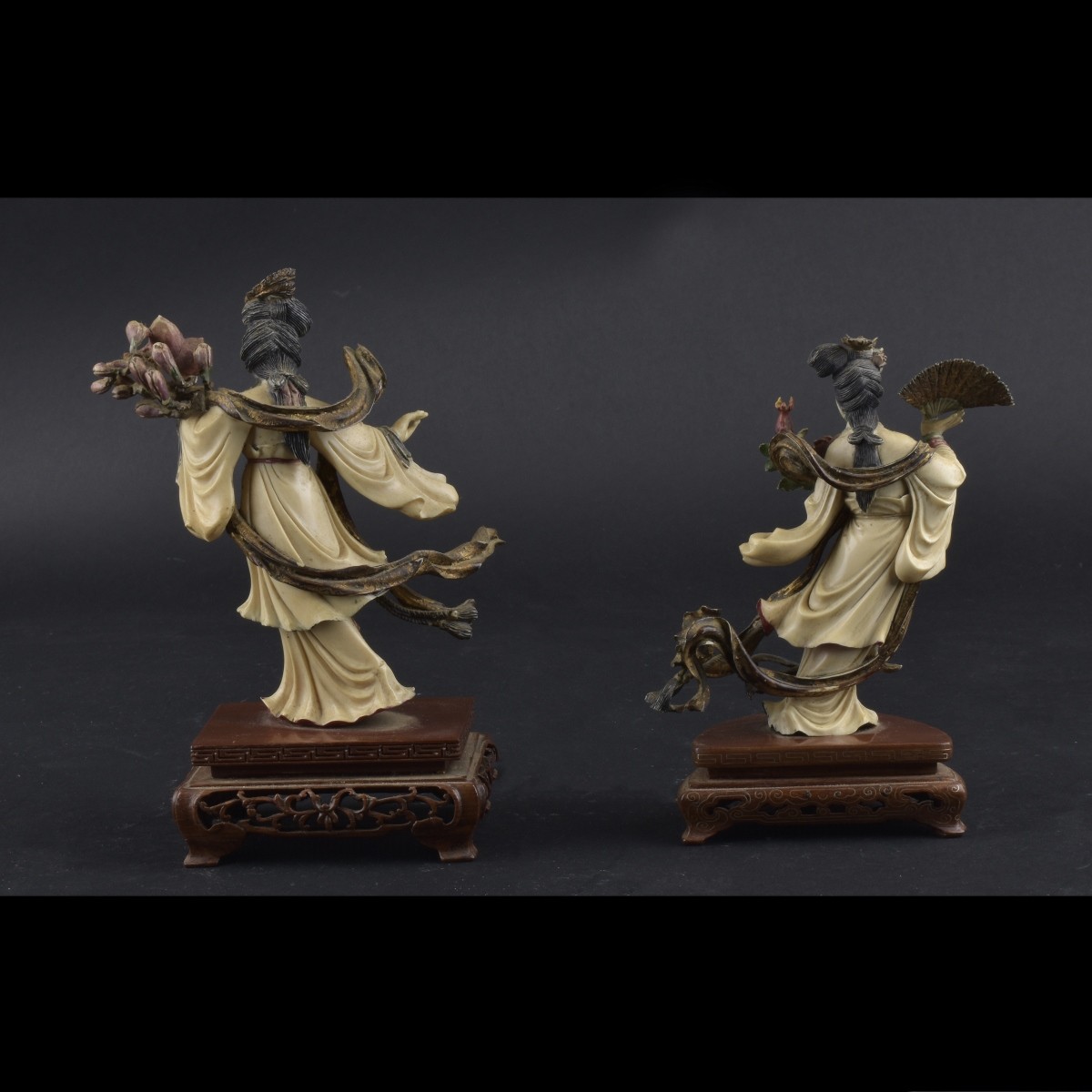 Two Chinese Ivory Figurines