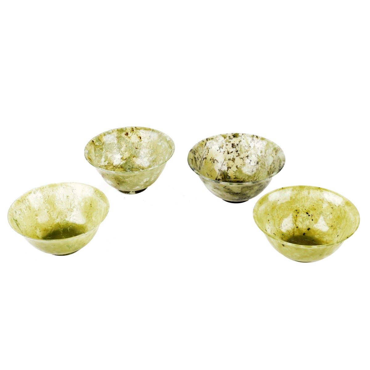 Four Chinese Jade Bowls