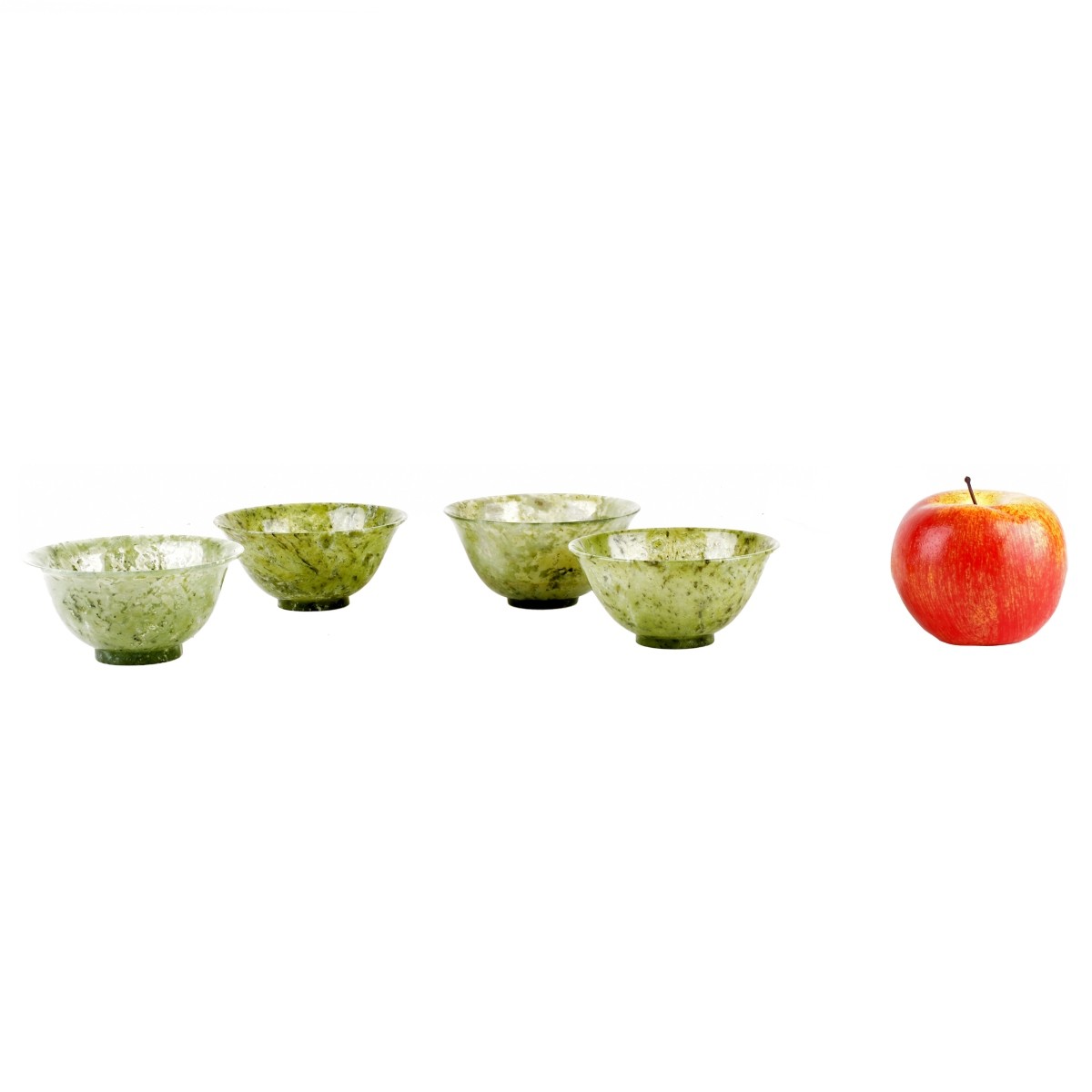 Four Chinese Jade Bowls