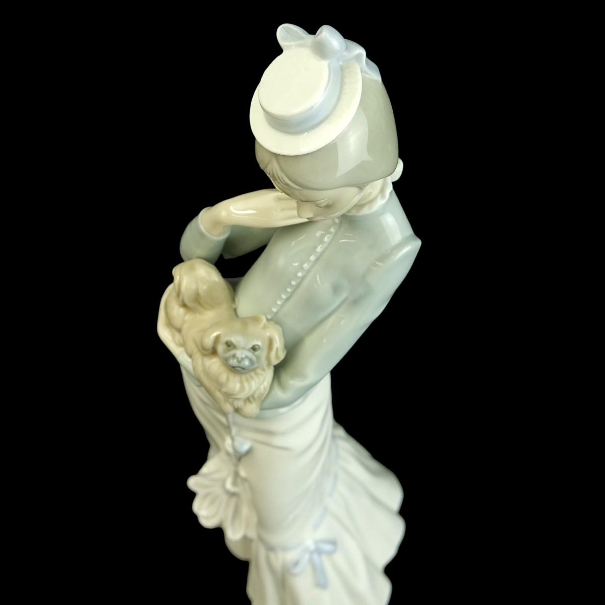 Lladro "A Walk with the Dog" Figurine