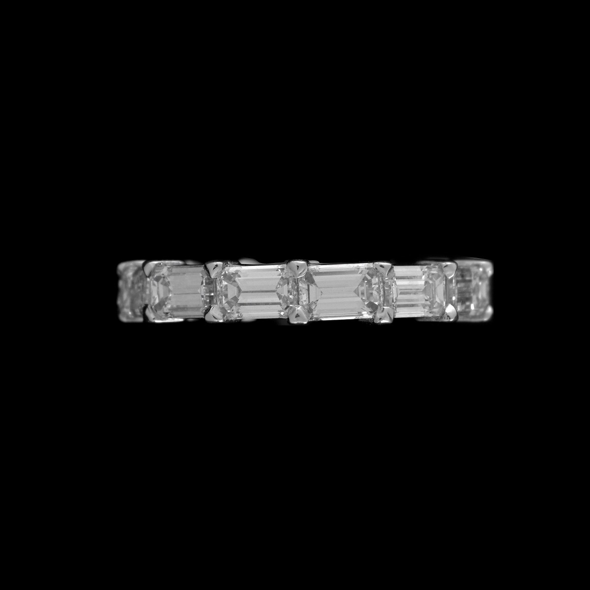 Diamond and Platinum Eternity Band